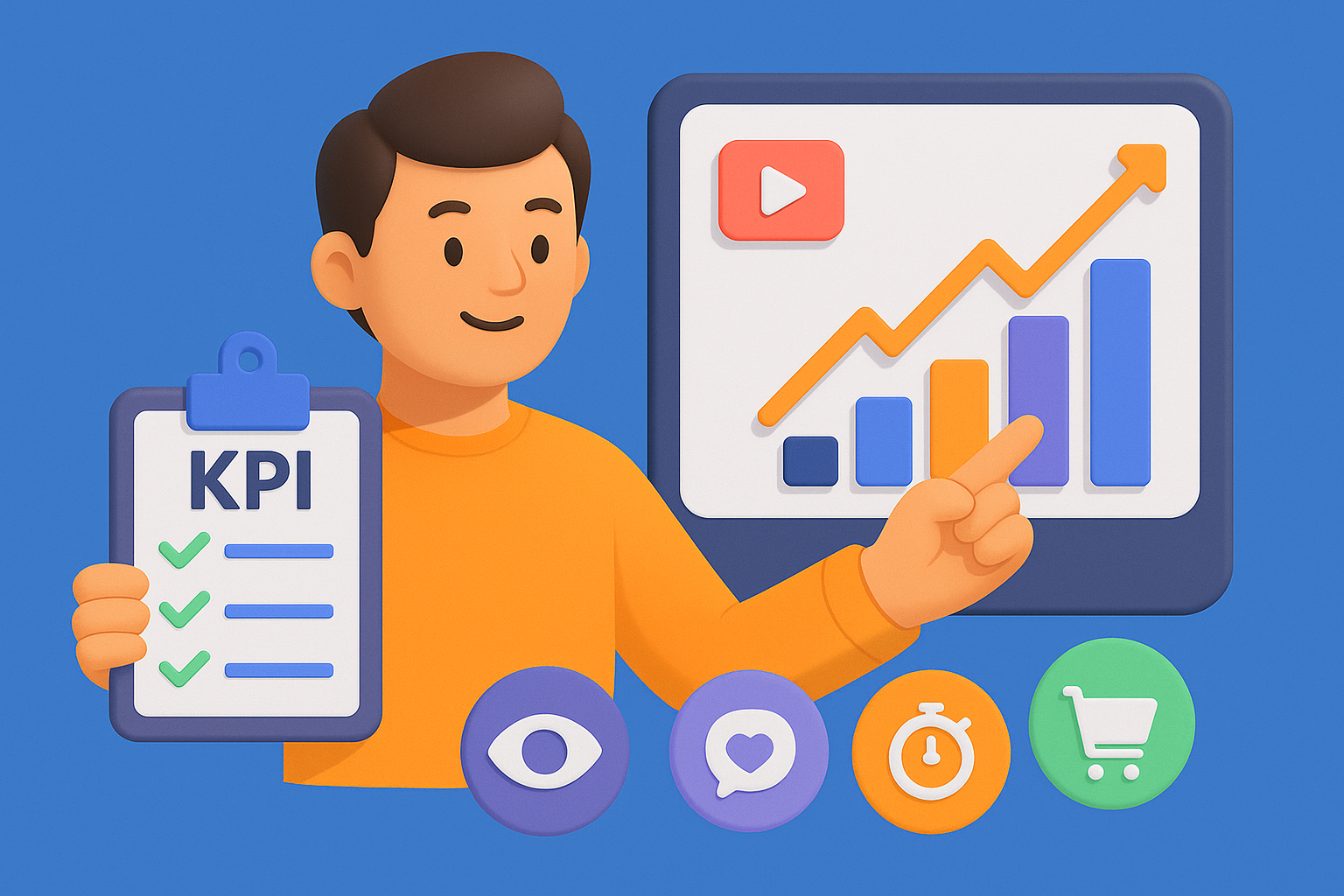 Studio livestreaming Kreaviz menggunakan KPI seperti viewers, engagement, watch time, dan conversion untuk mengukur performa live e-commerce.