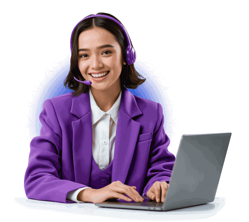 Visual layanan operasional dan customer service Kreaviz